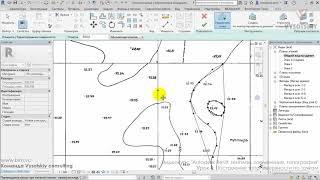 [Урок Revit Генплан] Построение топоповерхности по точкам