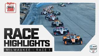 Race Highlights | 2024 Hy-Vee Milwaukee Mile 250s - Race 1 | INDYCAR SERIES