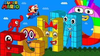 Finish The Pattern? Super Mario vs FGH Numberblock in Alphabet Fun mix level up Maze | Max Toons DTM