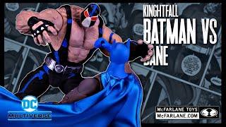 McFarlane Toys DC Multiverse Batman Knightfall Batman Vs Bane Two Pack | @TheReviewSpot