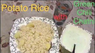 Potato Rice easy Recipe By Mr Hash Foodie | Vlog 25 #potatorice #potatoricerecipe #aloorice