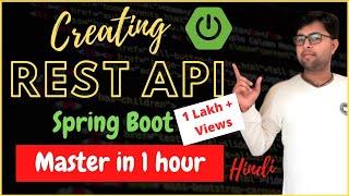 Spring boot | Creating REST API using spring boot in one  video in Hindi