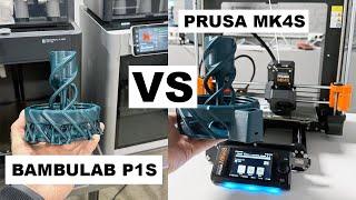 BAMBULAB P1S против PRUSA MK4S