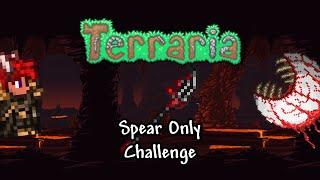 Terraria Master Mode Spears Only (Part: 1) | A Restart Through A Painful Journey...