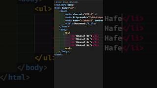 Visual Studio code {Part -1} #html #css #web #frontend #coding #vscode #youssefhafez