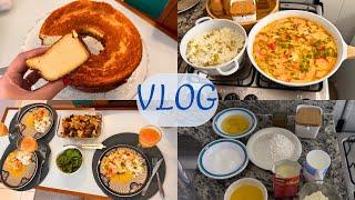 VLOG OF THE DAY, FRESH AND HOMEMADE LUNCH AND RECIPE FOR THE BEST MILK CAKE