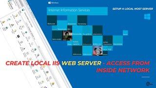 Create Local IIS Web Server - Access from Inside Network | Website from another Mobile devices