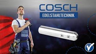 COSCH Edelstahltechnik | Montage Anschlussstück Drahtseil CN8801510