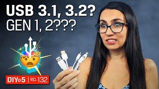 Was ist der Unterschied zwischen USB 3.1 Gen 1, Gen 2 und USB 3.2? – DIY in 5 Ep 132