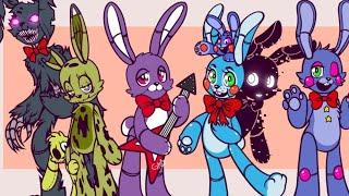 Голоса Всех зайцев из Пять Ночей с Фредди. Fnaf 1,2,3,4,5,6.#fnaf #bonnie #voice