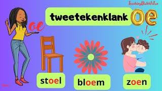 Tweetekenklank "oe" Learn how to pronounce Dutch vowel digraph "oe"