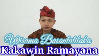 WIRAMA BASANTATILAKA KAKAWIN RAMAYANA 1 BAIT XXXIX-XL