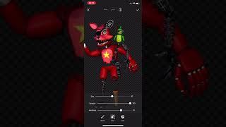 Making withered rockstar foxy #fnaf #fivenightsatfreddys