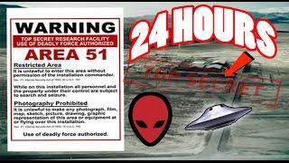 (ALMOST DIED) 24 HOUR OVERNIGHT in AREA 51 GONE WRONG | OVERNIGHT CHALLENGE in AREA 51 (GUARD CHASE)