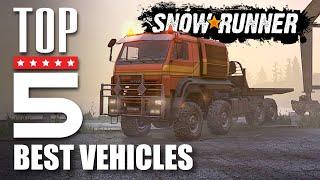 Top 5 BEST Vehicles in #Snowrunner (PS4)