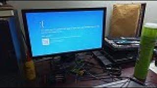 How to fix Windows 10 crushed, blue screen with error message Bad System Config Info