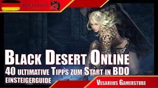 40 ultimative Tipps zum Start in  BDO - Black Desert Online Einsteigerguide