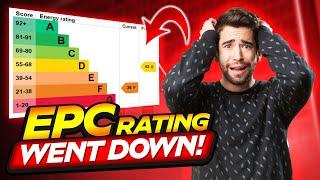 My EPC rating went down #epc  #energyperformancecertificates #epcs