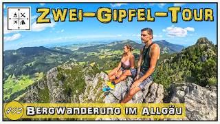 Ich lass mir die Berge im Allgäu zeigen - Zwei Gipfel Tour am Sorgschrofen | #AdventuresHappen