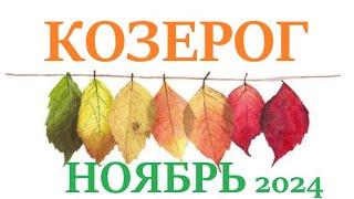 КОЗЕРОГ  НОЯБРЬ 2024  Прогноз на месяц таро расклад Все знаки зодиака! 12 домов гороскопа!