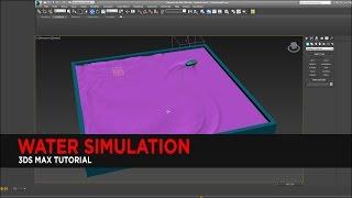 Water Simulation Tutorial in 3DS Max (No Plugins) : Tutorial