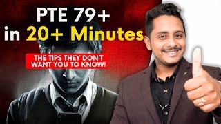 Crack PTE 79+ in Just 20+ Minutes:  Secret Tips They’ll Never Tell You!