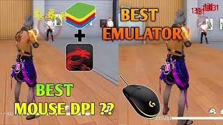 Best Emulator For Free Fire On PC | Best Mouse DPI For Free fire Headshot Settings