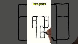 How to DRAW STEVE MINECRAFT  #drawing #art #easydrawing #çizim #draw #kolayçizimler #howtodraw