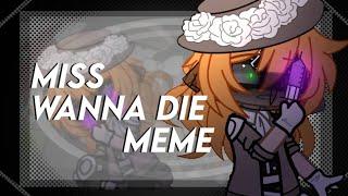 [FNAF] Miss Wanna Die MEME || FT. Mrs. Afton || Swap AU || Gacha Club