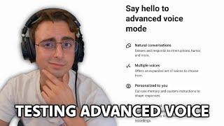 Open AI Advanced Voice is HERE - LIVE TESTING!