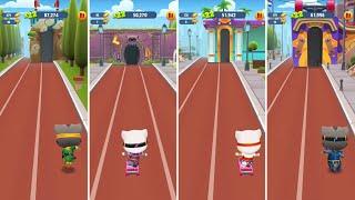 Talking Tom Gold Run: Super Tom,Cyber Angela,Super Angela,Hyper Tom (Android/iOS) Gameplay