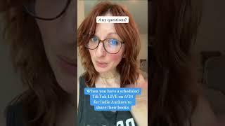 Join us for our next live! #indieauthor #supportindieauthors #reader #indieauthorrevolution