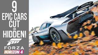 Forza Horizon 4 - 9 Epic Cars that were CUT/HIDDEN from the Final Game!