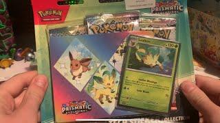 Pokémon prismatic evolution opening/unboxing (Pokémon trading card game)