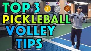 Top 3 Tips For Strong Pickleball Volleys