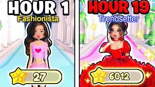 Playing DRESS TO IMPRESS For 24 HOURS *I got TRENDSETTER!*