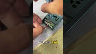 If you want to make corner connections for LED strips. #electrician #electricaltech