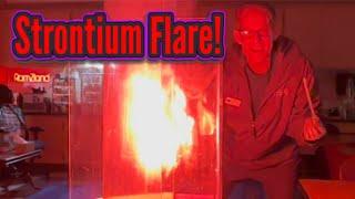 Strontium Flare in RamZland! #STEM #RamZland #ScienceForKids