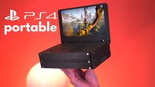 Budget Portable PlayStation 4 Built From Scrap