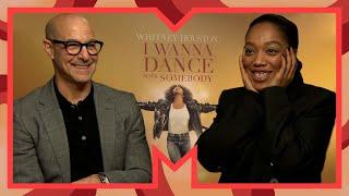 “I Actually Fell To My Knees” Naomi Ackie & Stanley Tucci Talk Whitney Houston Casting | MTV Movies