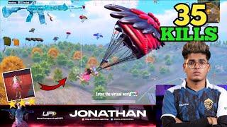 35 KILLS !! JONATHAN NEW FULL AGRESSIVE GAMEPLAY/ FOREST ELF SET #jonathangaming #gameplay #bgmi