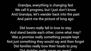 The Judds - Grandpa Tell Me 'Bout The Good Old Days - Lyrics Scrolling