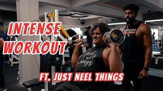 Workout session with @just_neel_things   | Travel Vlog | Fitnesstalks with Pranit