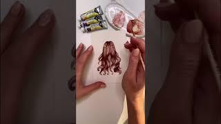 How to draw hair