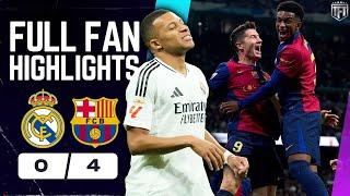 Real Madrid DESTROYED by Barca! Real Madrid 0-4 Barcelona Highlights