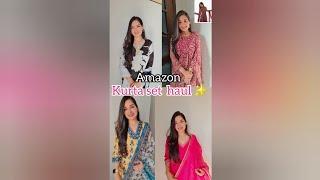 Amazon  Kurta/Dupatta set Haul under 800 Rs  #amazon #Kurtaset #lookbook #viral #meesho