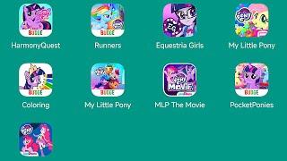 My Little Pony Harmony Quest/Rainbow Runners/Equestria Girls/Magic Princess/Color by Magic/World