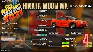 CAR MECHANIC SIMULATOR 21 - REPAIR orders mission HINATA MOON MK1 gameplay pc 4k