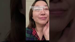 Viral Cryo Rubber mask from Dr.Jart+| Day 3 of 15 Sheet Mask Challenge| 20s skincare #shorts