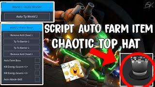 [Dungeon Quest] Script Auto Farm Item,UGC: ChaoTic Top Hat - Crystal Nerd